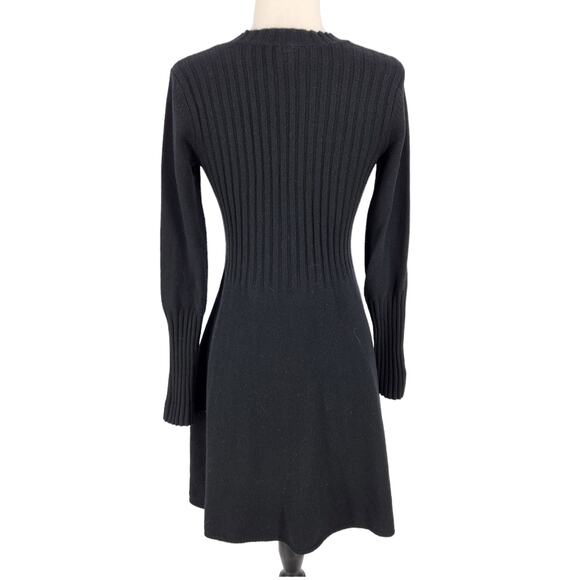Club Monaco Wool Blend Ribbed Sweater Dress Womens Size Small - Picture 4 of 6